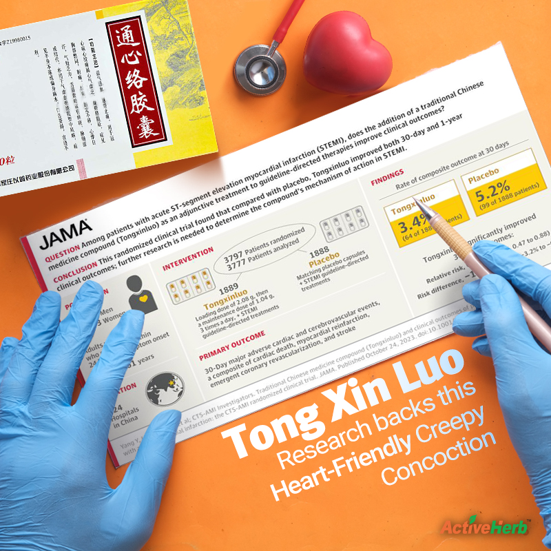 Tong Xin Luo: Research Backs This Heart-Friendly Creepy Concoction