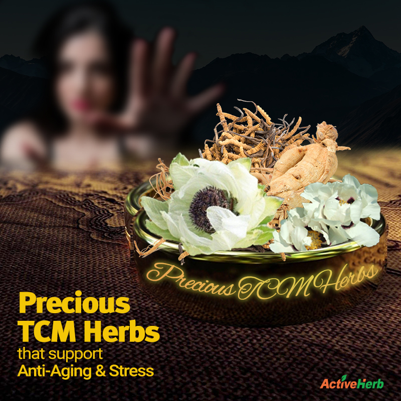 These TCM Precious Herbs Support Anti-Aging & Stress