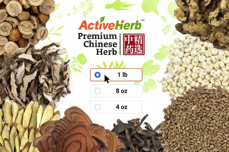 ActiveHerb Introduces Multiple Pack Sizes for Dried Chinese Herbs