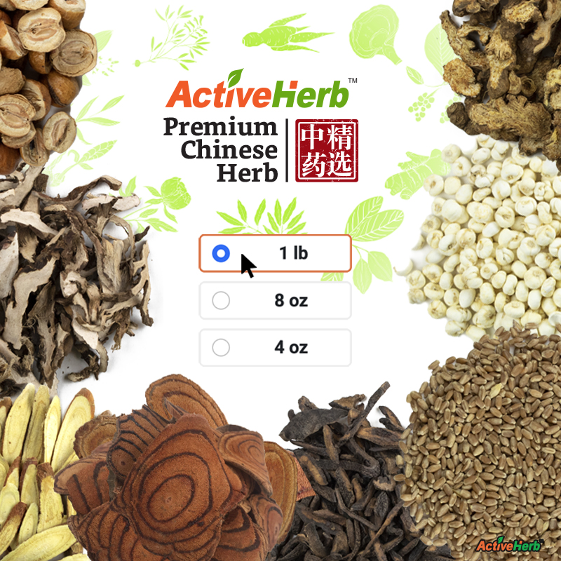 ActiveHerb Introduces Multiple Pack Sizes for Dried Chinese Herbs